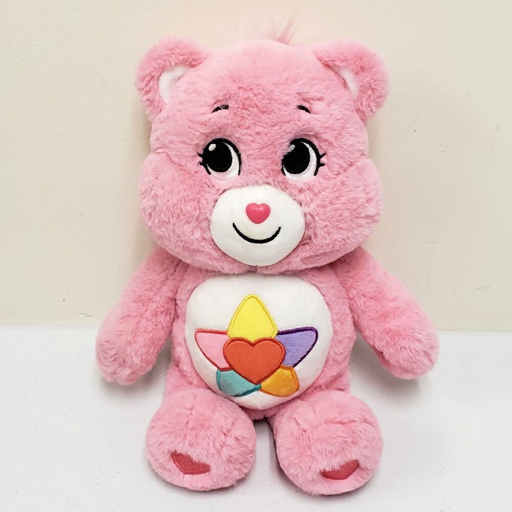 Care Bears 13" True Heart Bear Pink Basic Fun 2022 Stuffed Animal Plush